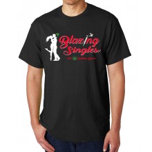 Blazing Singles - Men's T-Shirt - Black