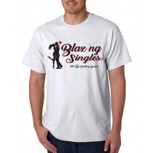 Blazing Singles - Men's T-Shirt - White